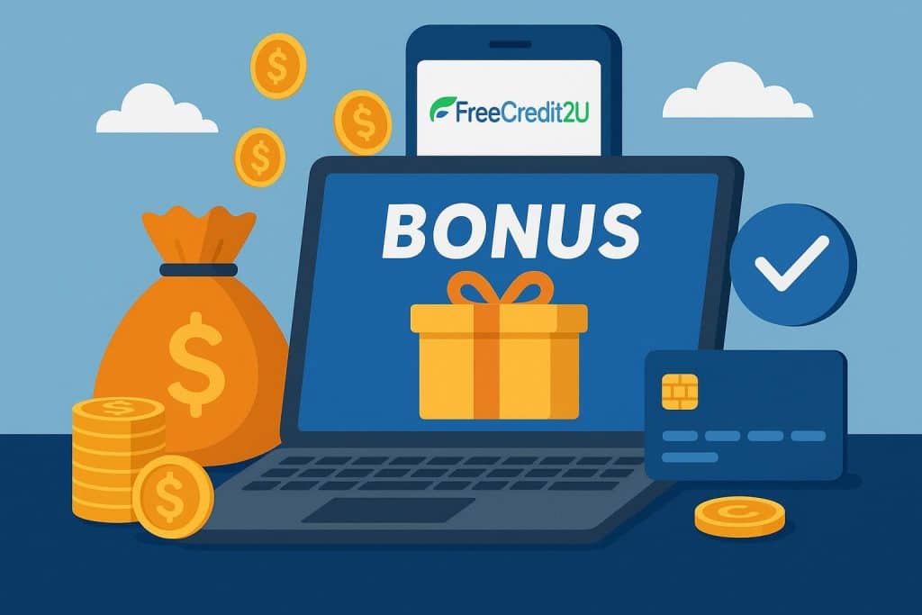 Claiming free credit no deposit bonuses on FreeCredit2U tutorial guide for beginners