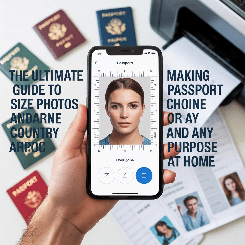 Image 1 of The Ultimate Guide to Making Passport Size Photos Online for Any Country and Any Purpose at Home