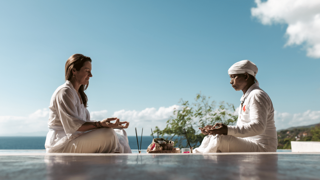 Image 1 of Kyria Mailman Becomes First Ordained Priestess on Nusa Penida, Expanding 11:11 Wellness Mission