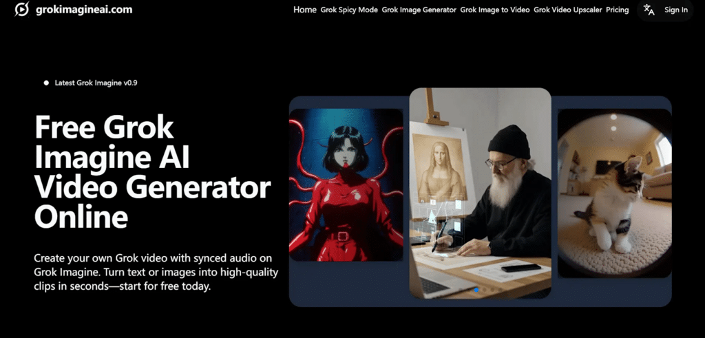 Image 1 of Create Hot AI Videos Quickly with Grok Imagine Spicy Mode at GrokImagineAI.com