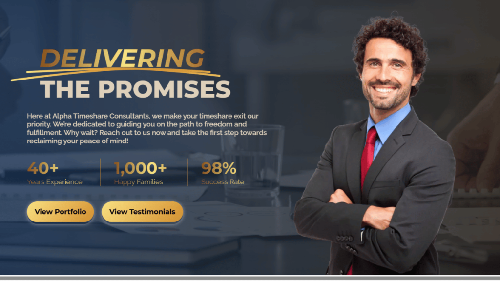 Is Alpha Timeshare Consultants Legit? Inside the World of Timeshare Exit Firms Image 1 of Is Alpha Timeshare Consultants Legit? Inside the World of Timeshare Exit Firms