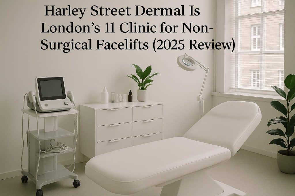 Harley Street Dermal clinic exterior showcasing leading non-surgical facelift treatments in London