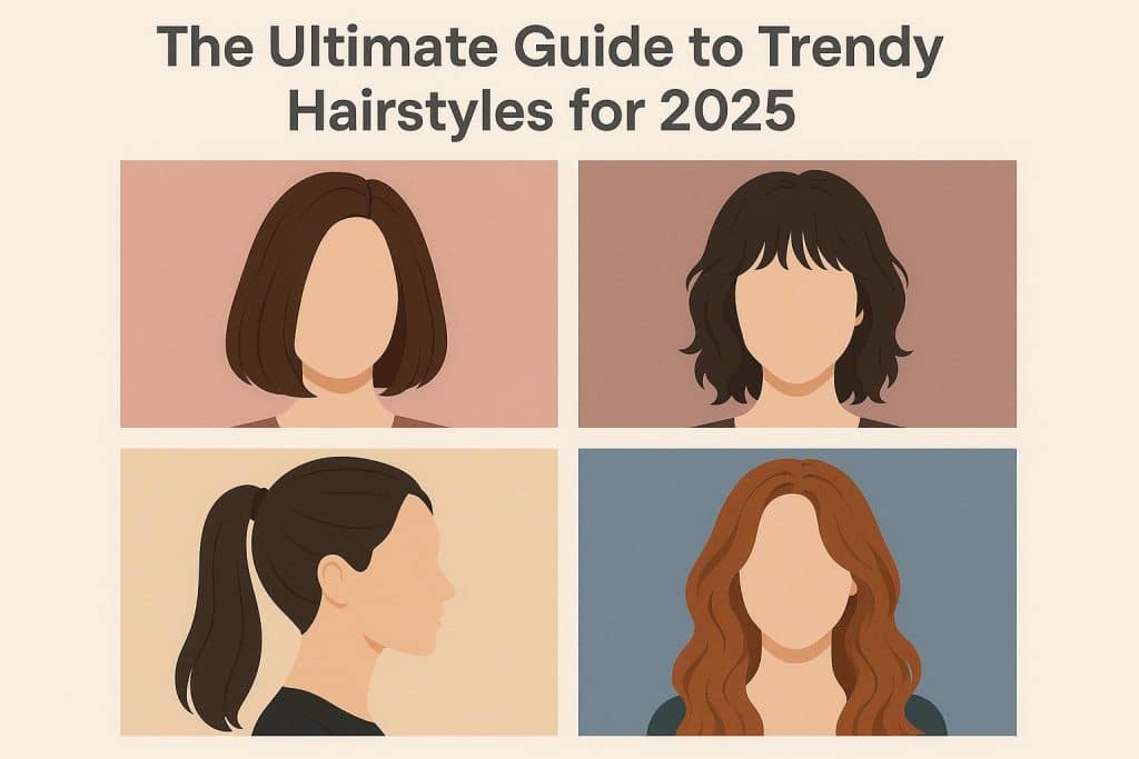 Modern layered haircut with soft waves showcasing 2025 trendy hairstyle inspiration