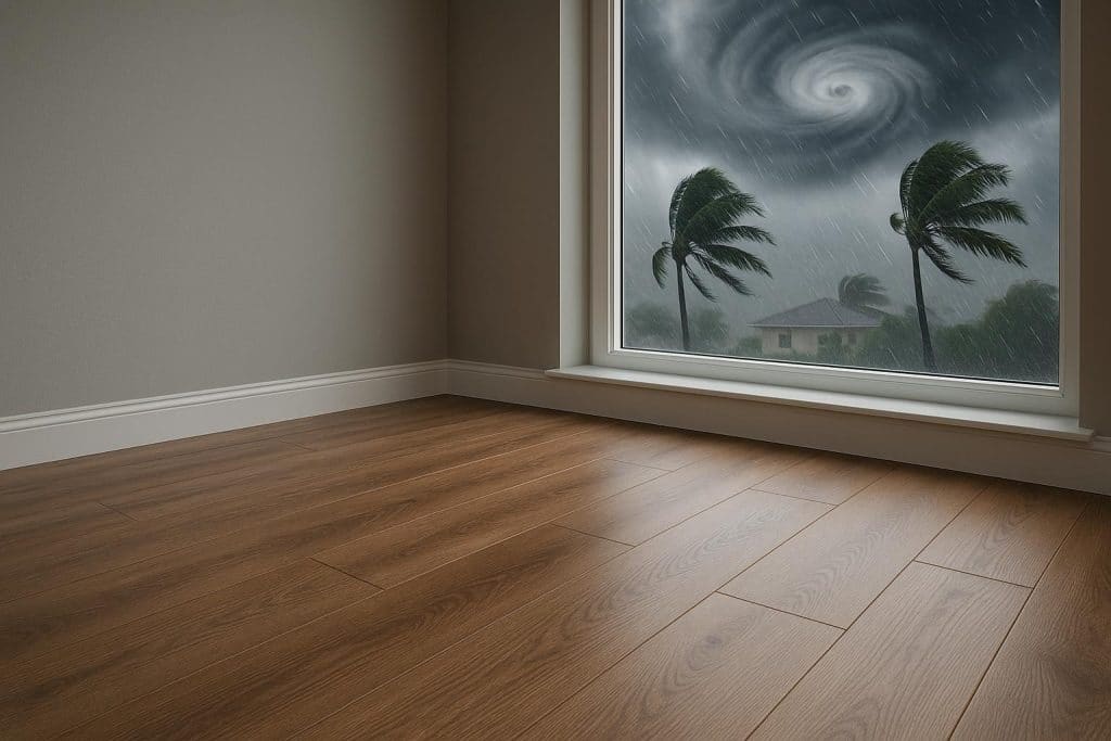 Louisiana’s Hurricane-Resilient Flooring Solutions Protect Businesses and Homes from Costly Storm Damage Waterproof flooring installed in a Louisiana home to prevent hurricane and storm damage