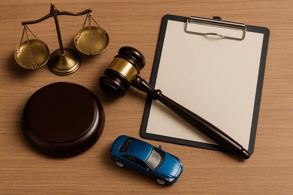 What Are Your Legal Options After an Accident? Car accident scene highlighting legal options and rights for victims after a collision