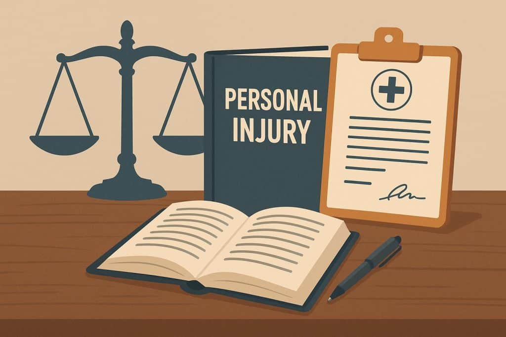 How a Personal Injury Firm Supports Injured Clients Personal injury lawyer consulting with client and providing legal support in office setting