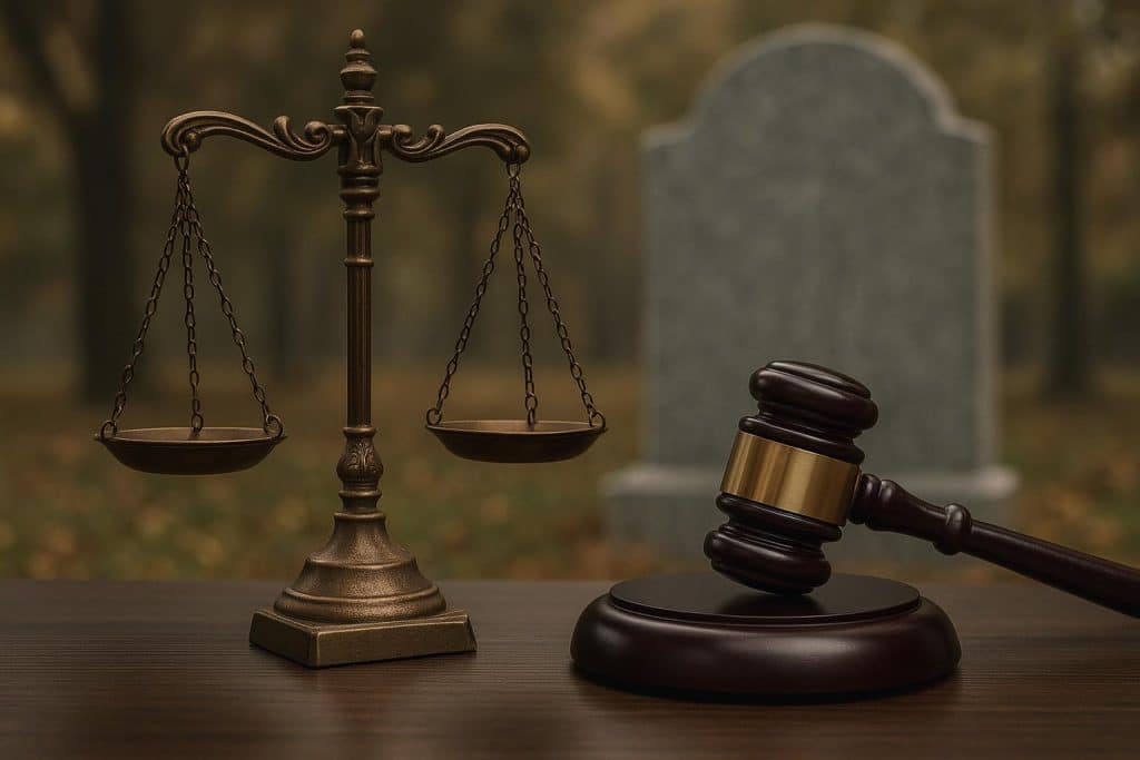 Why a Wrongful Death Lawyer Matters in Hard Times Gavel and legal documents symbolizing wrongful death legal support during challenging times