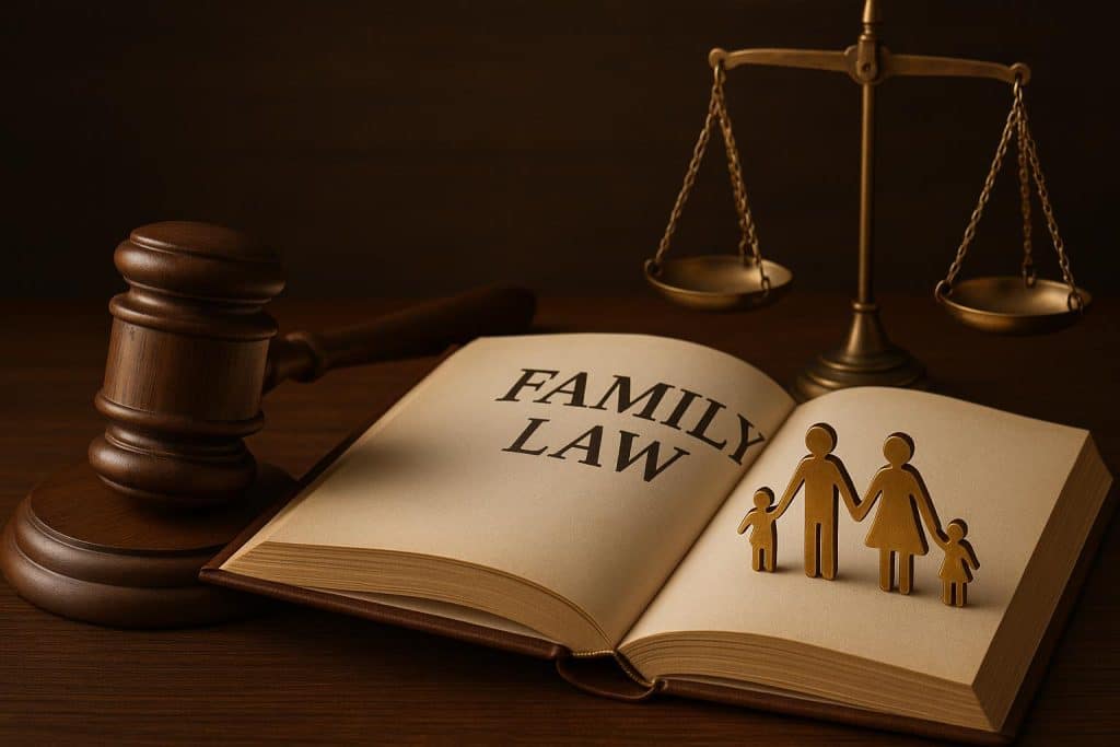 How the Right Legal Strategy Can Change the Outcome of Your Family Law Case Gavel and legal documents representing strategic planning in family law cases