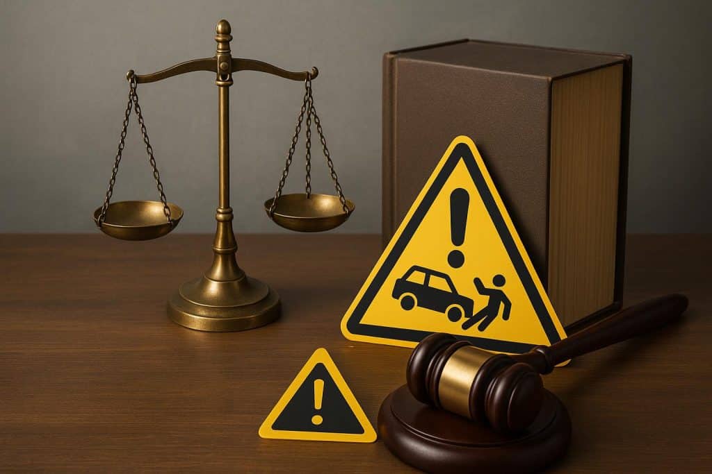 Accident Law Essentials: A Practical Guide to Personal Injury and Disability Claims Gavel, legal documents, and scales representing personal injury and disability law guidance
