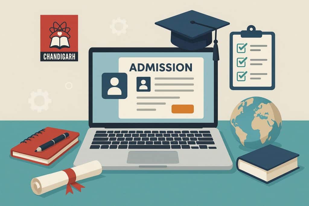 Chandigarh University online admission process overview with eligibility and course selection details