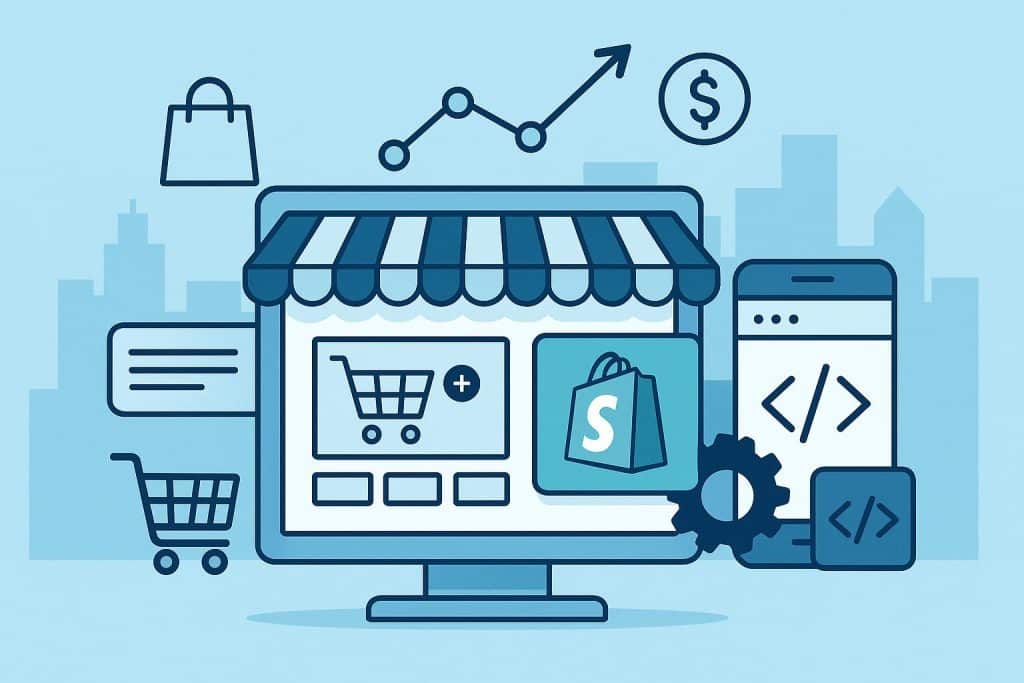 Future Of eCommerce: Uncover Why More Brands Will Hire Dedicated Shopify Developer Shopify developer working on eCommerce website design for growing online retail brands
