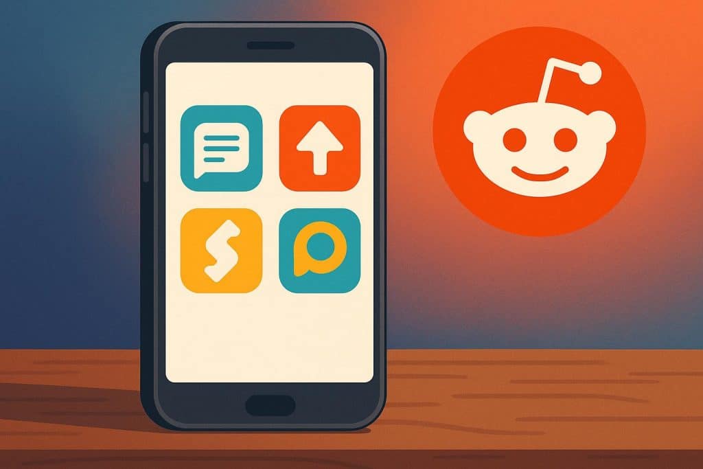 The Best Mobile App Alternatives to Reddit Top-rated mobile apps similar to Reddit displayed on smartphone screens