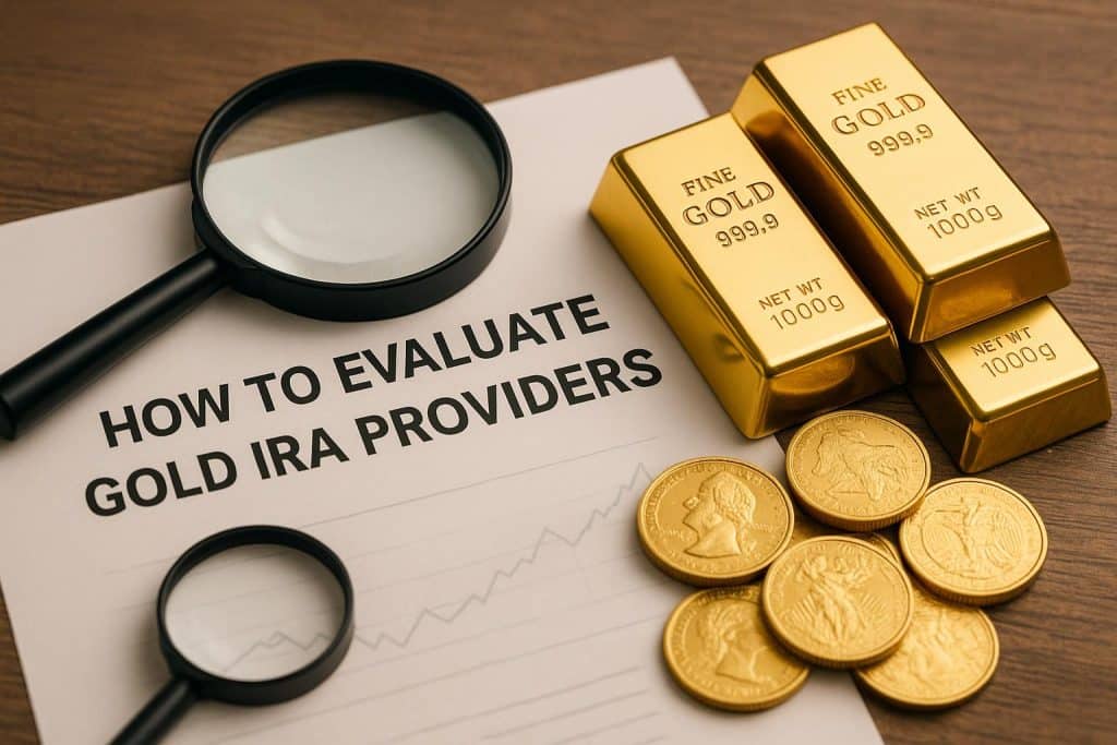 How to Evaluate Gold IRA Providers Gold IRA provider comparison, evaluating investment options and secure retirement planning