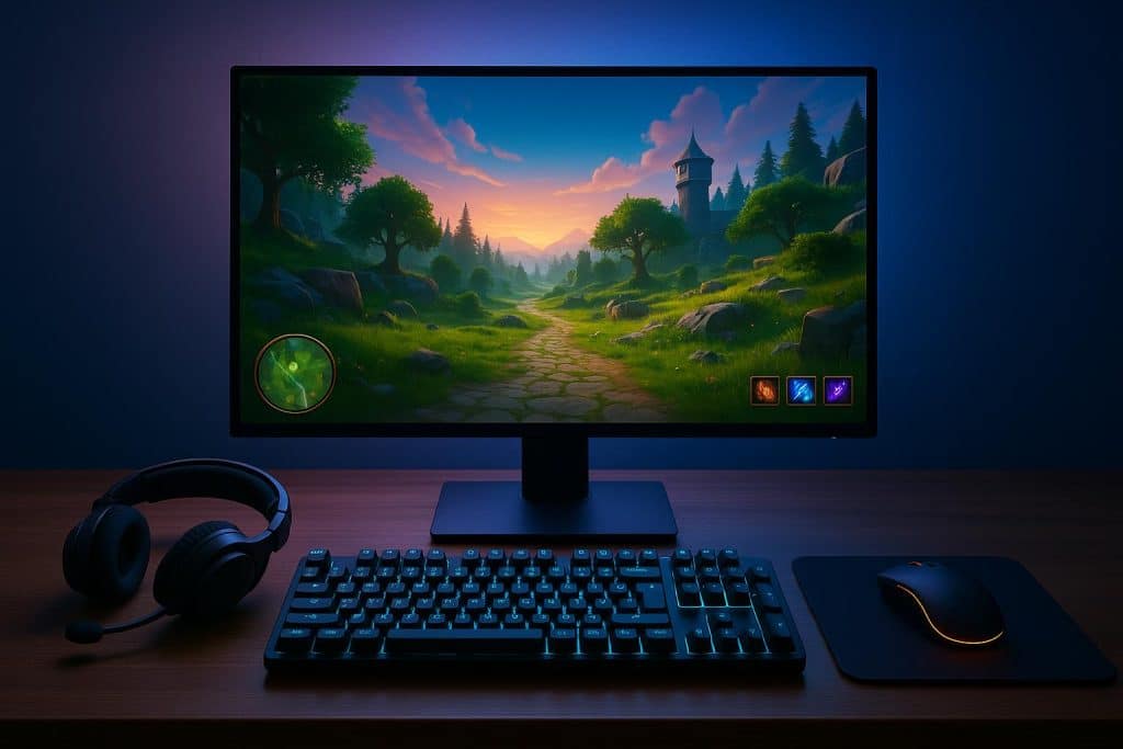 Colorful online game interface showcasing smooth play and high-quality graphics