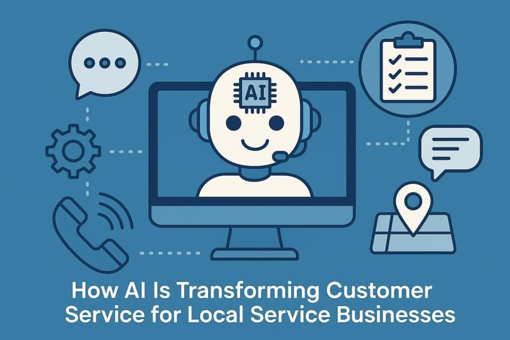 Artificial intelligence enhancing customer support for local service businesses