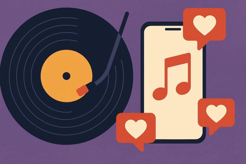 Fans influencing changes in the music industry, highlighting audience impact on musical trends