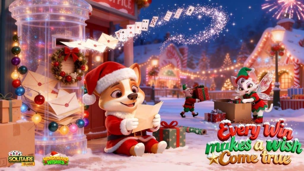 Image 1 of AviaGames Introduces Solitaire Clash Wonderland Wishes Week 1: Giving Christmas Toys - metapress.com