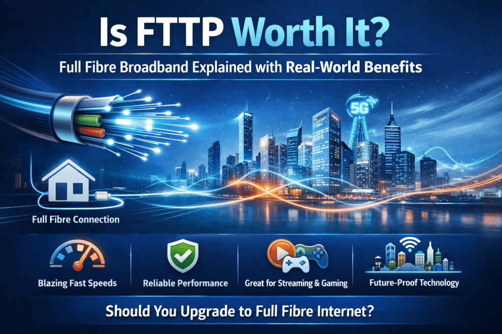 Image 1 of Is FTTP Worth It? Full Fibre Broadband Explained with Real-World Benefits