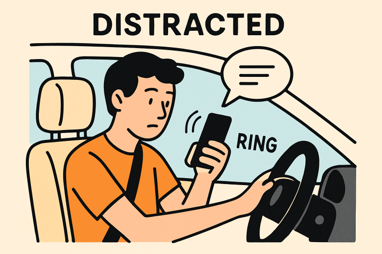 How Driver Distraction Shapes Car Accident Outcomes Image 1 of How Driver Distraction Shapes Car Accident Outcomes
