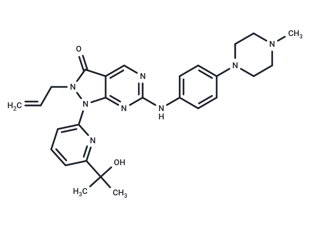 Image 1 of Wee1 Inhibitor Adavosertib (MK-1775) - Its Role in Cell Cycle Regulation