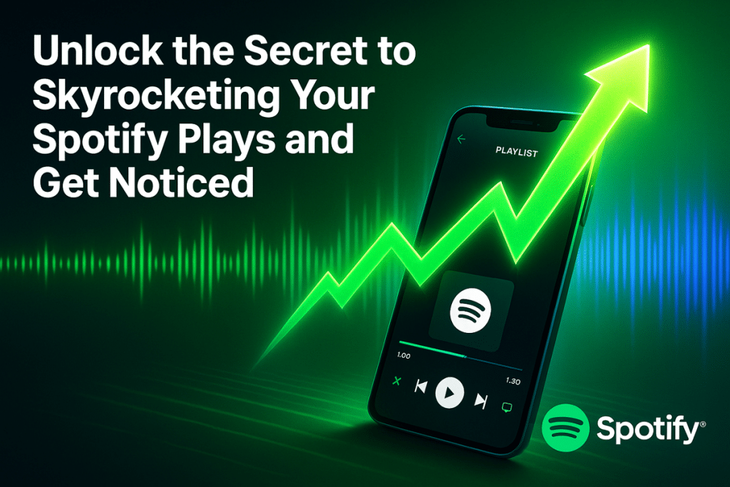 Unlock The Secret to Skyrocketing Your Spotify Plays and Get Noticed Image 1 of Unlock The Secret to Skyrocketing Your Spotify Plays and Get Noticed