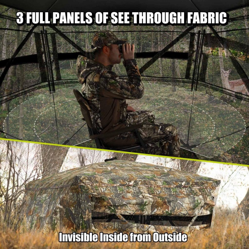 Image 1 of See Through Ground Blinds: A Game-Changer for Hunters This Season and Beyond