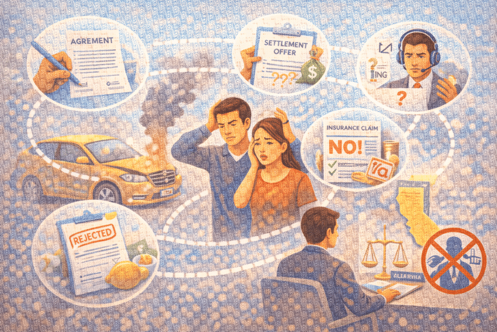 Common Mistakes Consumers Make Without a California Lemon Law Attorney