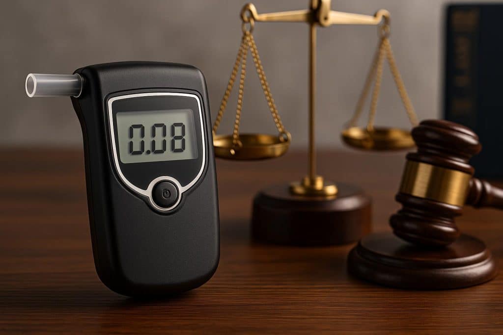 Breathalyzer device close-up illustrating DUI testing accuracy as explained by defense attorneys