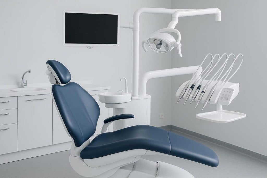 Bright, modern dental clinic interior showcasing advanced equipment in St George
