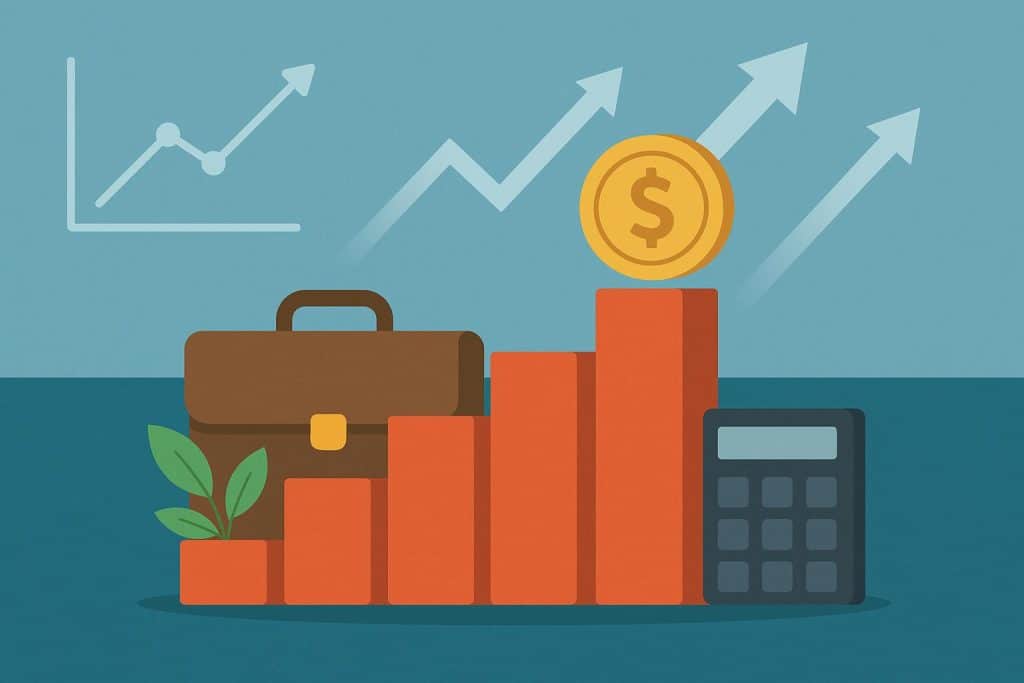 Stock market chart illustrating financial growth and investment strategies in changing markets