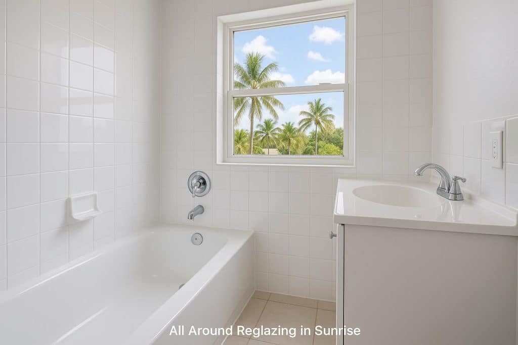 All Around Reglazing in Sunrise, Florida Bathtub and tile reglazing services showcased by All Around Reglazing in Sunrise, Florida