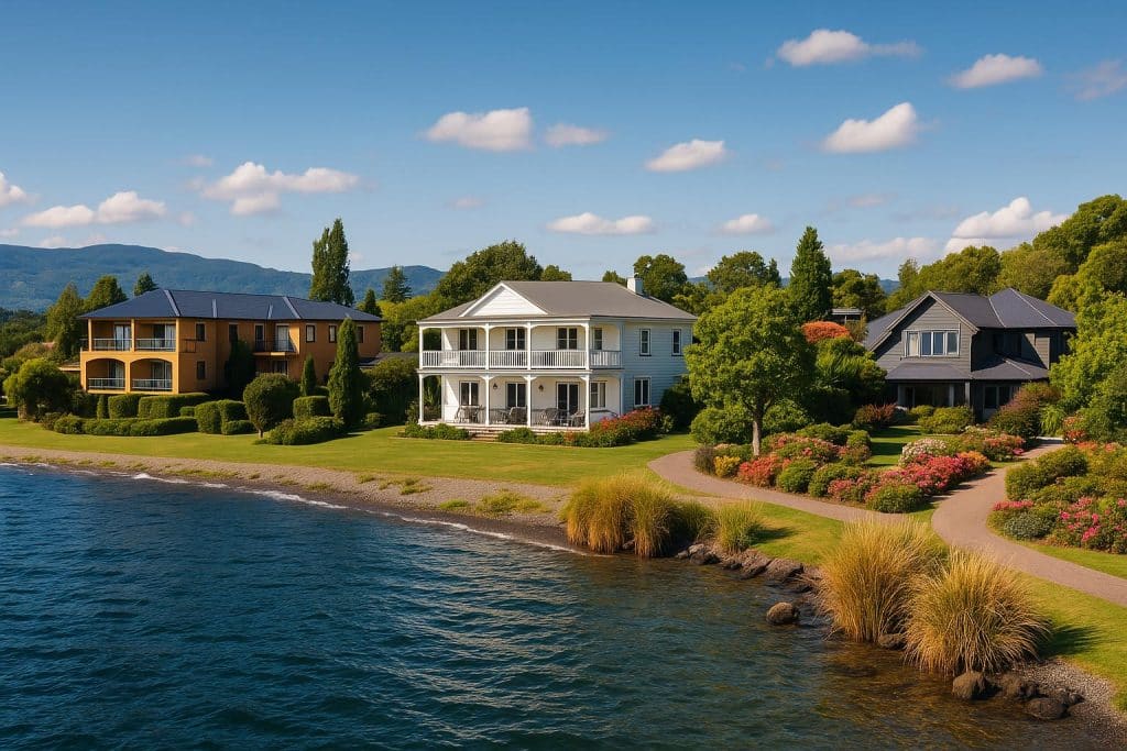 Top 10 Places to Stay in Taupō for First-Time Visitors Lakefront hotel with scenic view in Taupō, ideal accommodation for first-time visitors