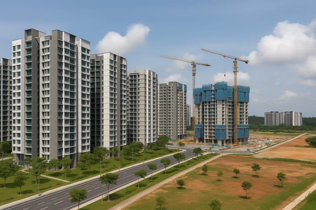 Hong Leong consortium development site at Tengah Garden Avenue for Tengah Garden Residences