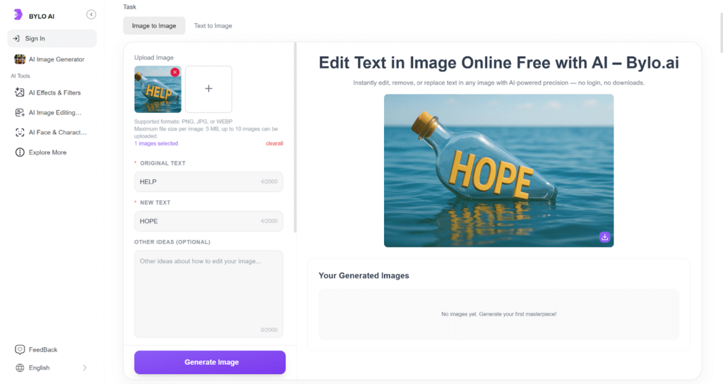 Image 1 of How Editing Text in Images Has Become Easier for Freelancers Using Bylo.ai