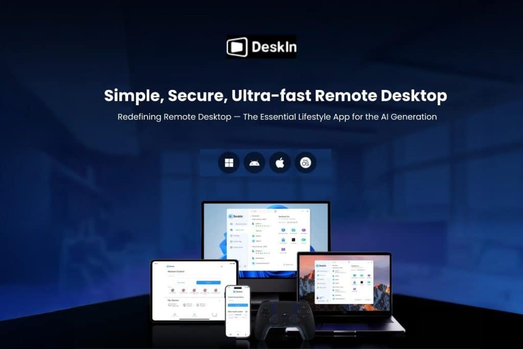 Image 1 of DeskIn Review: More Than Remote Control—A Cross-Platform Tool for Gaming and Device Management