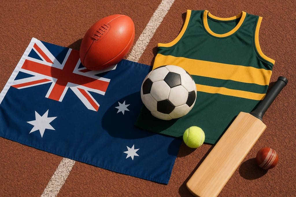 Australians engaging in outdoor sports activities highlighting everyday active lifestyle