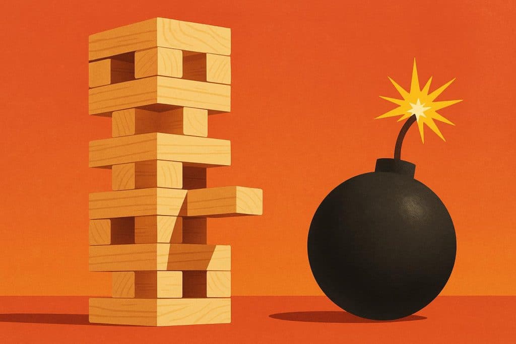 Calm risk-taker confidently facing high-pressure entertainment industry challenges