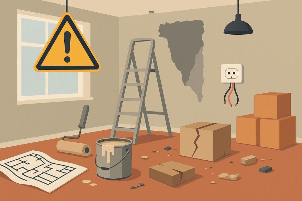 Renovation mistakes in HDB flats, highlighting common pitfalls homeowners should avoid