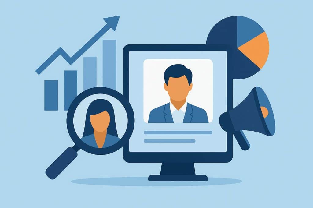 Smiling professional posing for corporate headshot, showcasing brand image and confidence