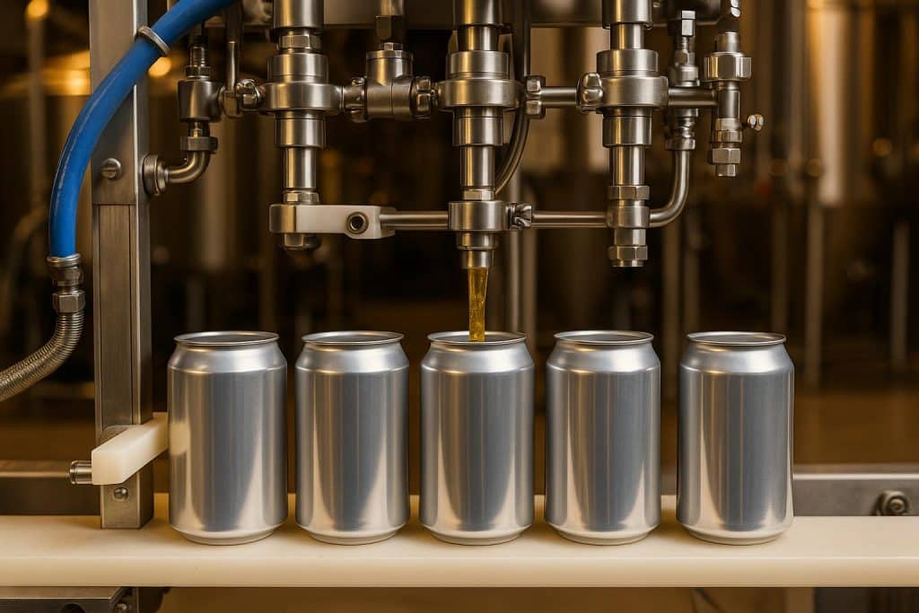 Scaling a Craft Beverage Business: When to Invest in Professional Filling Equipment Automated bottling line filling craft beverages in a modern production facility