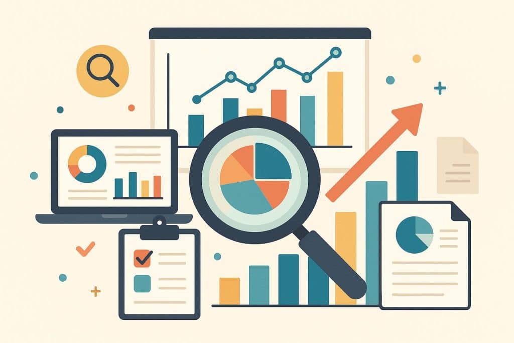 Market research analytics dashboard highlighting business insights and growth opportunities