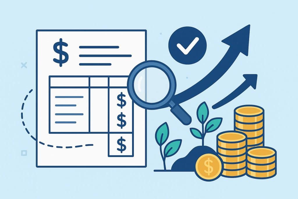 Illustration of transparent billing process enhancing customer loyalty and business retention