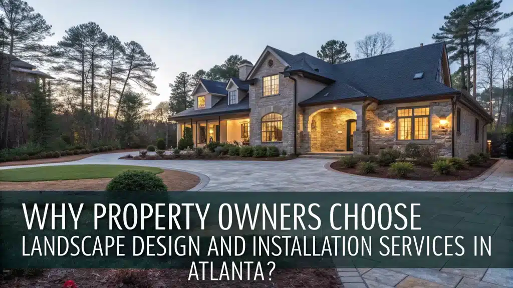 Why Property Owners Choose Landscape Design and Installation Services in Atlanta