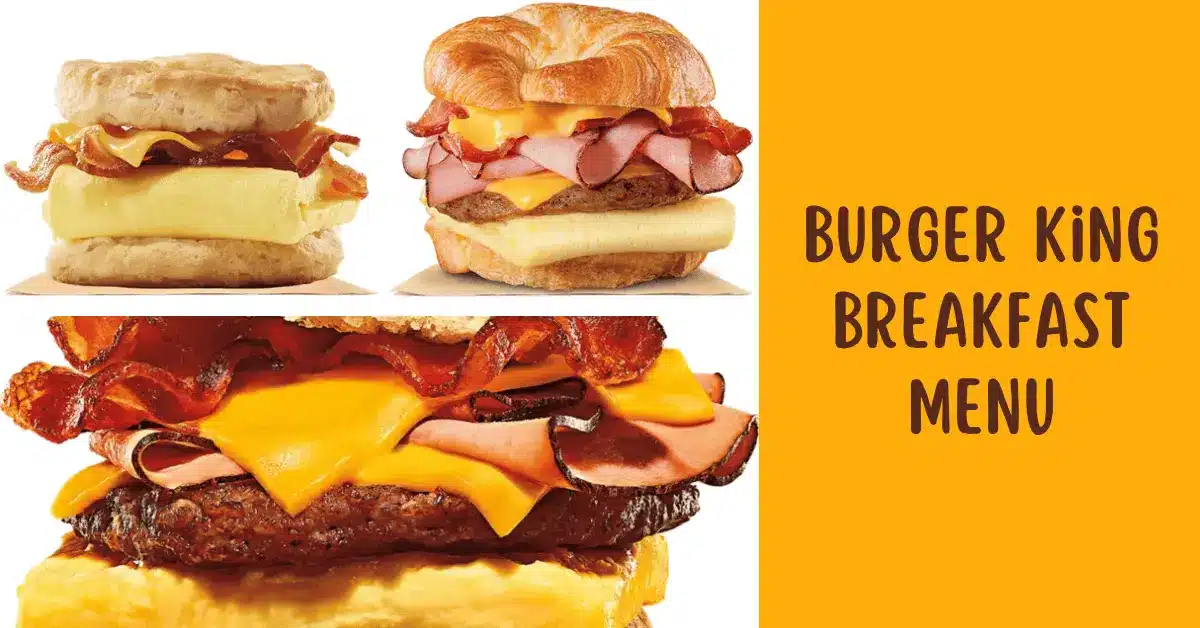 Burger King Breakfast Menu: Burger King's Menu Makeover