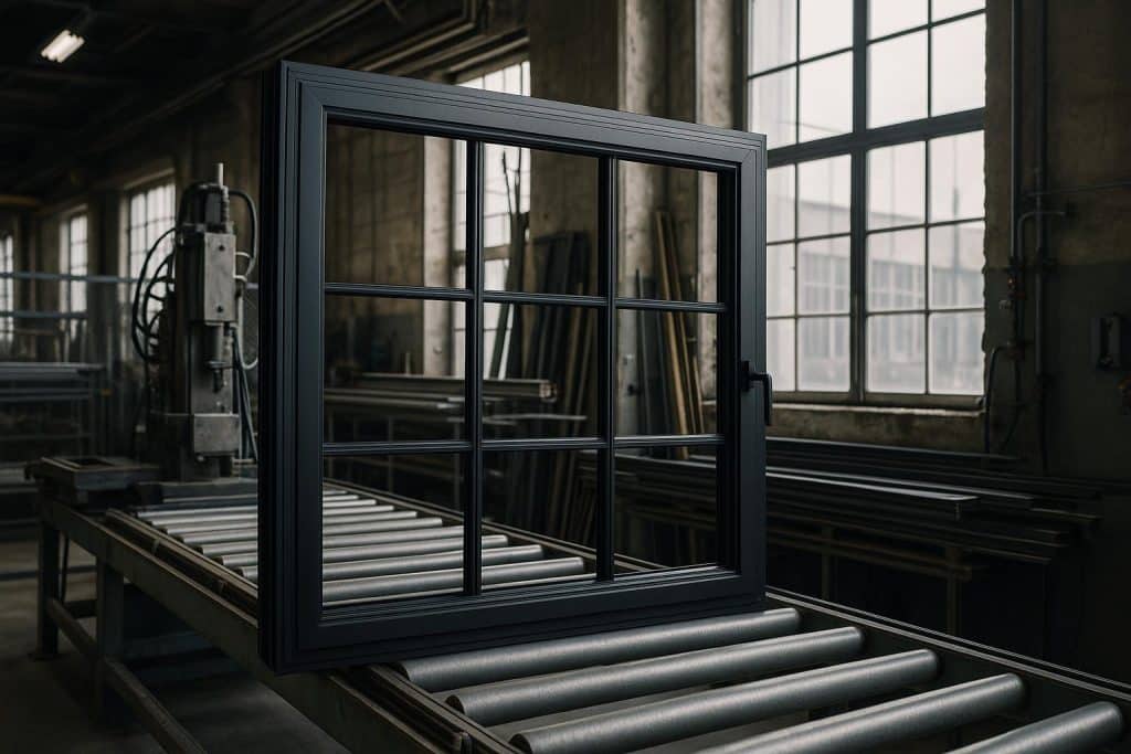 The Industrial Craftsmanship of Resilient Fenestration Modern industrial windows showcasing advanced, resilient fenestration craftsmanship techniques