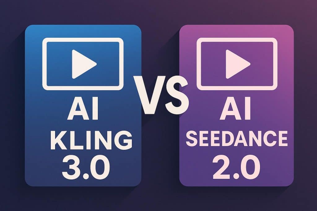 Kling 3.0 and Seedance 2.0 AI video models comparison graphic for video technology review