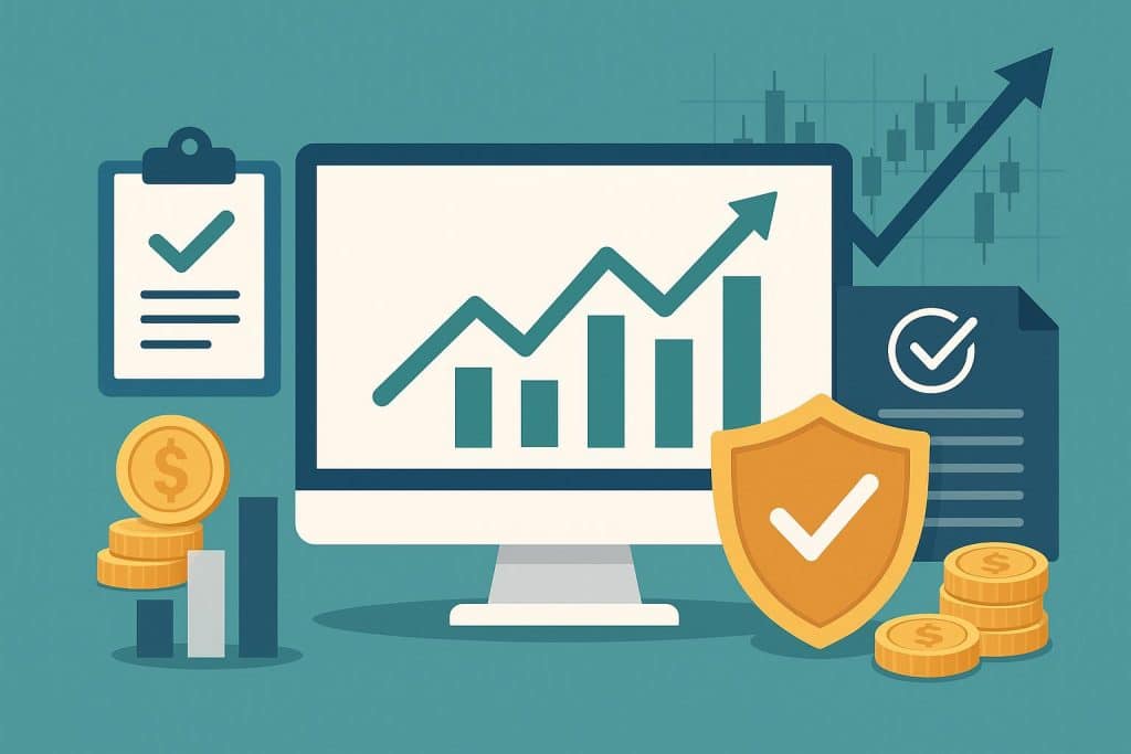 Share advisory company analyzing stock market trends for smart investment decisions