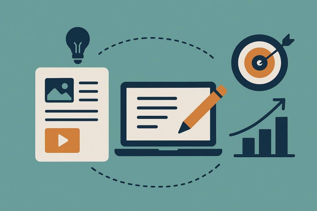 Content strategy plan illustration representing Gentenox Enterprises Limited’s business alignment