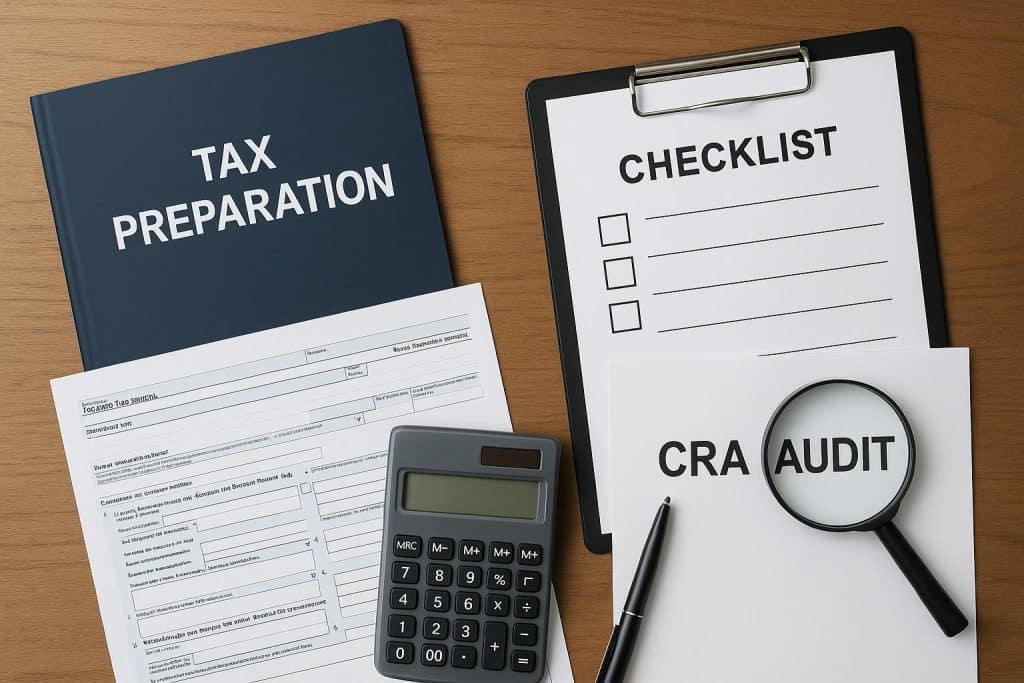 Tax preparation documents and checklist for Mississauga residents to avoid CRA filing mistakes