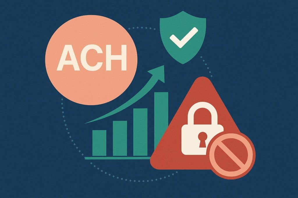 Illustration of ACH transaction security enhancements under new Nacha fraud monitoring rules
